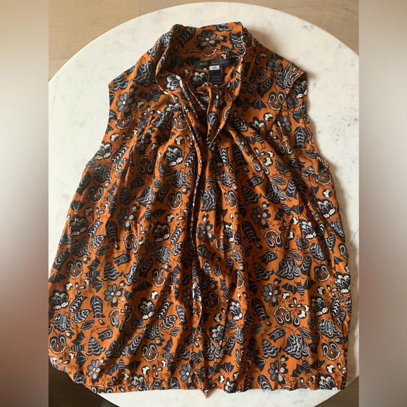 Marc by Marc Jacobs Sleeveless silk top - Picture 4 of 7